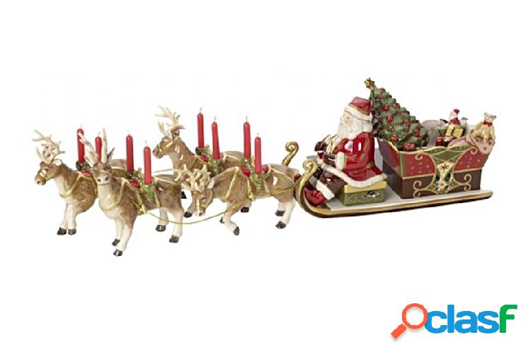 Villeroy & Boch Babbo Natale sulla slitta Christmas Toys
