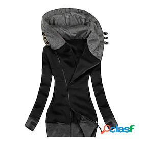 Womens Parka Hoodie Jacket Holiday Fishing Climbing