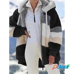 Womens Sherpa jacket Fleece Jacket Teddy Coat Outdoor Daily