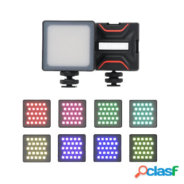 YC Onion BROWNIE RGB LED Luce video 3200K-6000K Mini luce