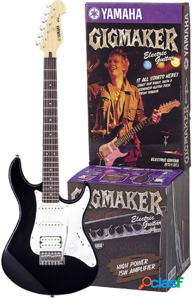 Yamaha EG112GPIIHII Kit chitarra elettrica Nero, Bianco
