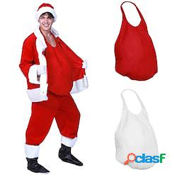 babbo natale pancia finta vestire oggetti di scena accessori