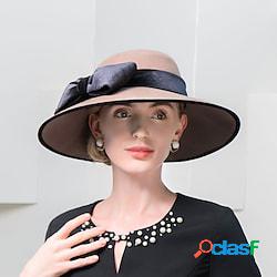 cappelli eleganti in 100% lana/velluto di ispirazione