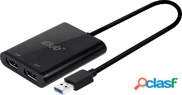 club3D CSV-1477 1+2 Porte Commutatore USB 3.0 5120 x 2880