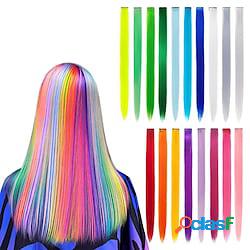 estensioni dei capelli colorati 20 pollici parti colorate