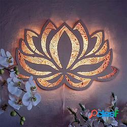 fiore di loto luce mandala luce notturna per interni led