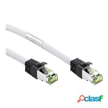 goobay CAT 8.1 SFTP, PiMF Cavo patch - 25cm - Bianco
