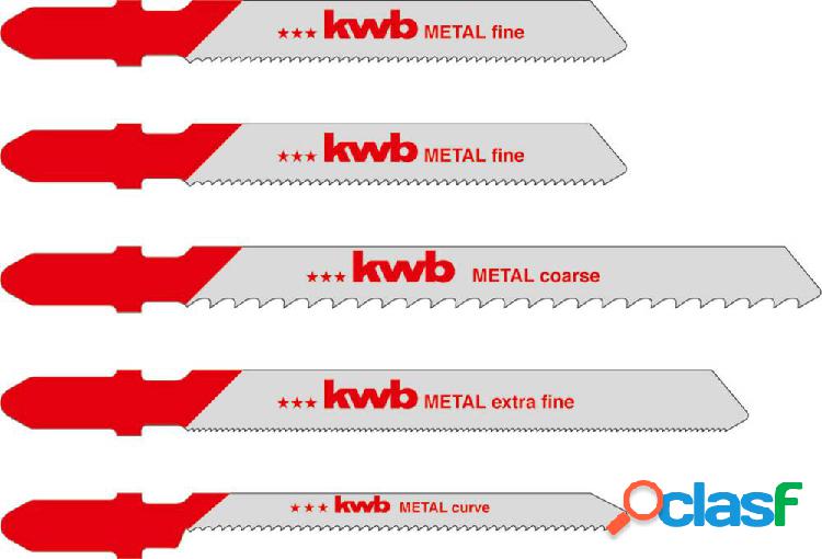 kwb 617290 Kit lame per seghetto alternativo per metallo 5