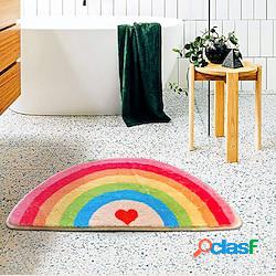 zerbino semicircolare arcobaleno assorbente bagno camera da