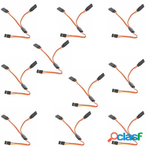 10PCS Amass 15cm Y Servo Splitter per cavi per JR Spektrum