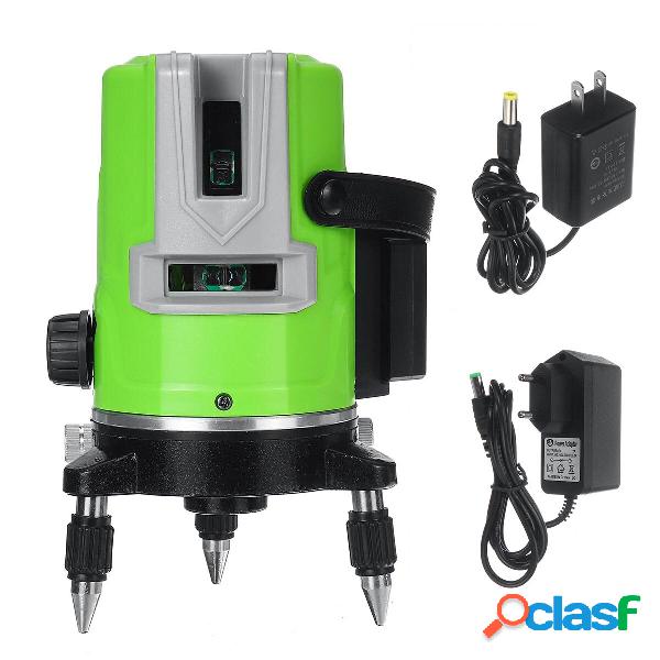 3D 5 Lines Green Laser Strumento di misurazione rotante a