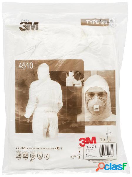 3M 4510XL Tuta di protezione 4510 Taglia: XL Bianco