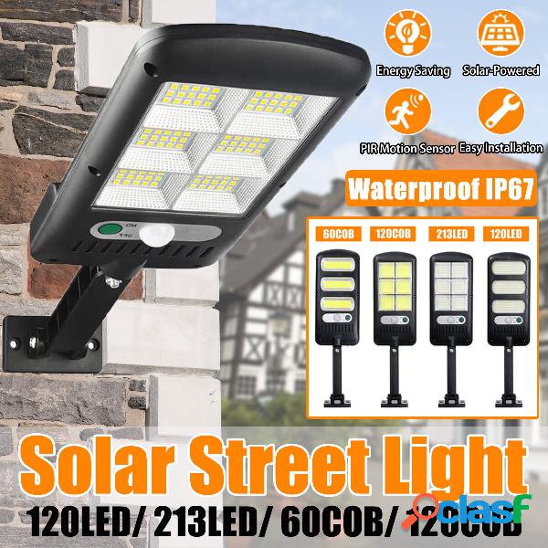 60 / 120COB 120 / 213LED solare Lampione stradale PIR