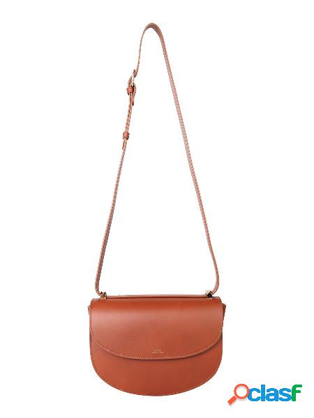 A.P.C. BORSA A SPALLA DONNA PXAWVF61161CAD MARRONE