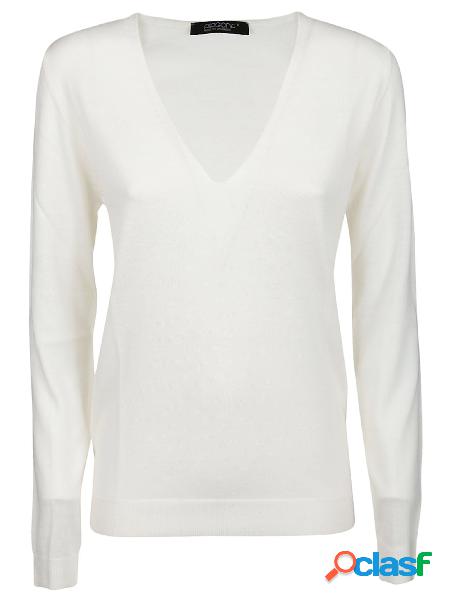 ARAGONA MAGLIONE DONNA D2319TF110 ALTRI MATERIALI BIANCO