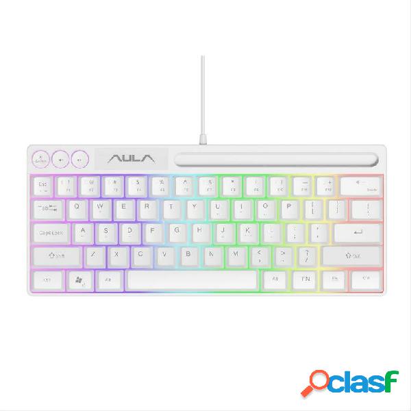AULA F3061 61 tasti RGB Wired Membrana Gaming Keyboard