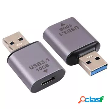 Adattatore OTG USB 3.1 a USB-C ad Alta VelocitÃ - 10Gbps