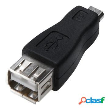 Adattatore USB Akyga USB On-The-Go - Nero