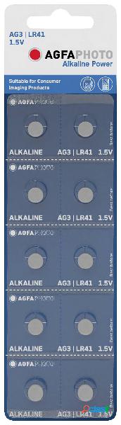 AgfaPhoto AG3 Batteria a bottone LR 41 Alcalina/manganese