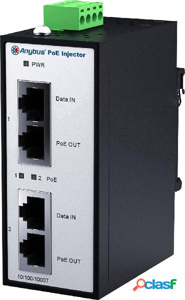 Anybus AWB4006 AWB4006 PoE Injector RJ-45 12 V/DC, 24 V/DC,