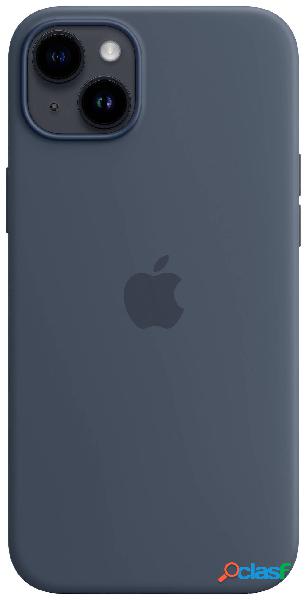 Apple Silicon Case MagSafe Custodia Apple iPhone 14 Plus Blu