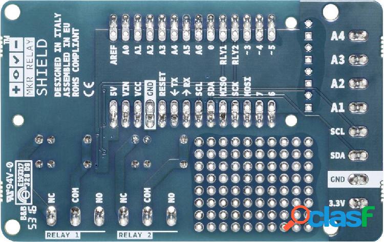 Arduino TSX00003 Arduino® Shield MKR Relay Proto Modulo di