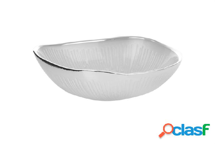 Argenesi Ciotola Zen colore bianco perla argento bianco