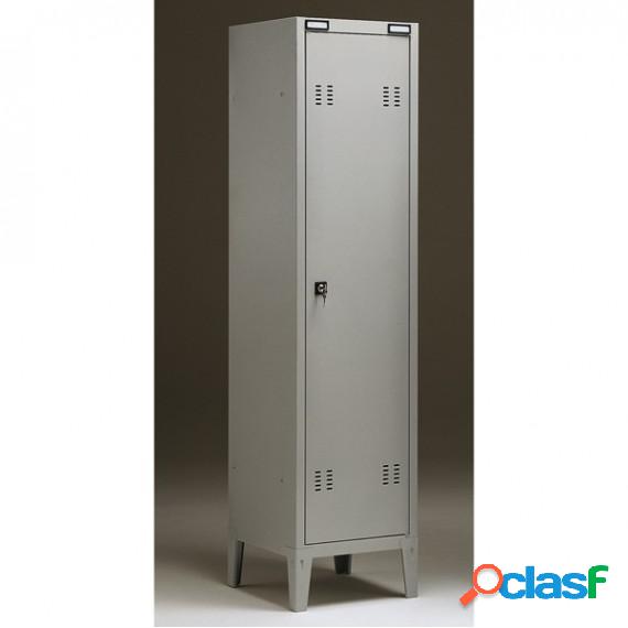 Armadio metallo - spogliatoio - 1 posto - 38x35x180 cm -