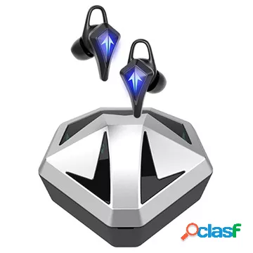Auricolari Bluetooth 5.0 TWS da gioco con custodia di