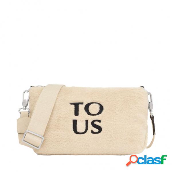 BORSA A TRACOLLA IN PELLICCIA BEIGE Tous Inizio