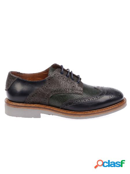 BOTTI 1913 STRINGATE UOMO 606CAMELGREEN PELLE MULTICOLOR