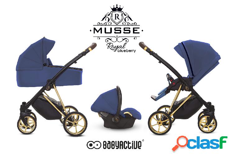 Babyactive Musse Royal Blueberry 3 in 1 Telaio Gold