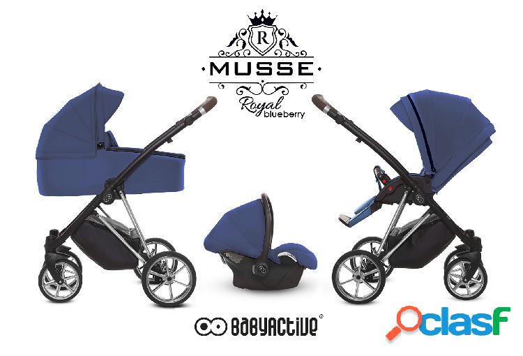 Babyactive Musse Royal Blueberry 3 in 1 Telaio Silver