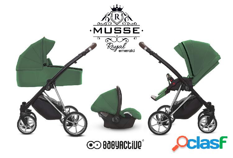 Babyactive Musse Royal Emerald 3 in 1 Telaio Silver