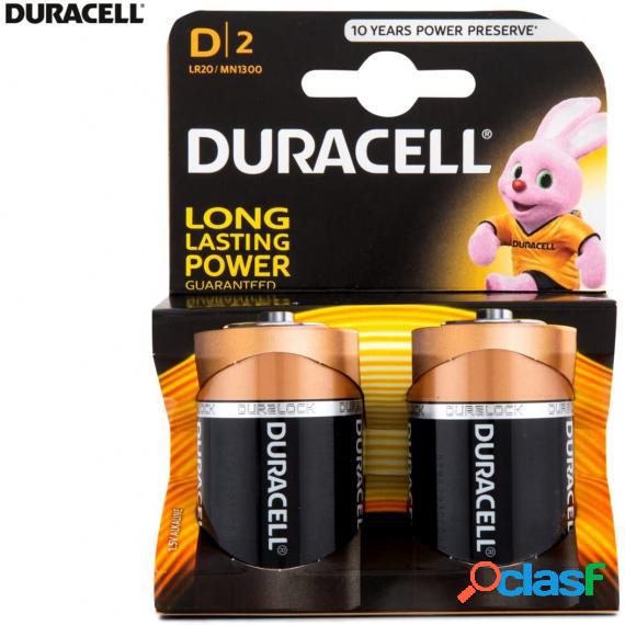 Batterie Duracell Mn1300 Torcia Confezione 2Pz Alcaline