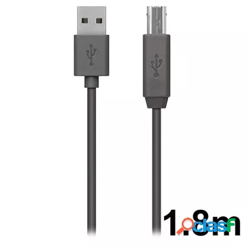 Belkin USB 2.0 Premium Printer Cable - 1.8m - Black
