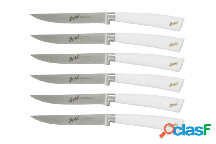 Berkel Set 6 coltelli bistecca Elegance acciaio con manico