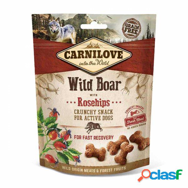 Biscotti per cani Carnilove Cinghiale e Rosa Canina 200 gr