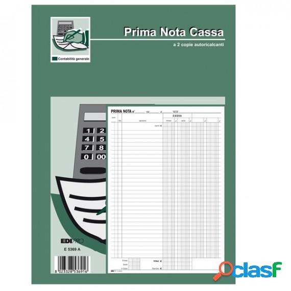 Blocco prima nota cassa - 50/50 fogli autoricalcanti - 31 x