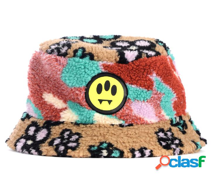 Bucket Hat Barrow in eco pelliccia multicolor