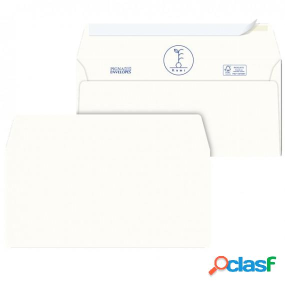 Busta KAMI STRIP - bianca - carta riciclata FSC - senza