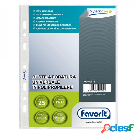 Buste forate Special PP - Superior - liscio - 15x21 cm -