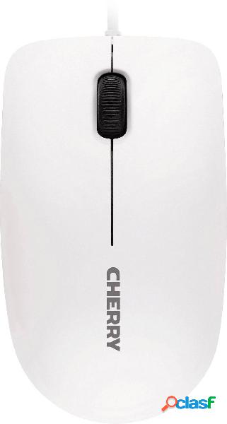 CHERRY MC 1000 Mouse USB Ottico Bianco, Grigio 3 Tasti 1200