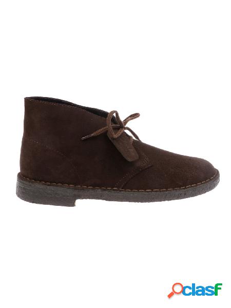 CLARKS POLACCHINI UOMO DESERTBOOTSUEDEBROWN CAMOSCIO MARRONE