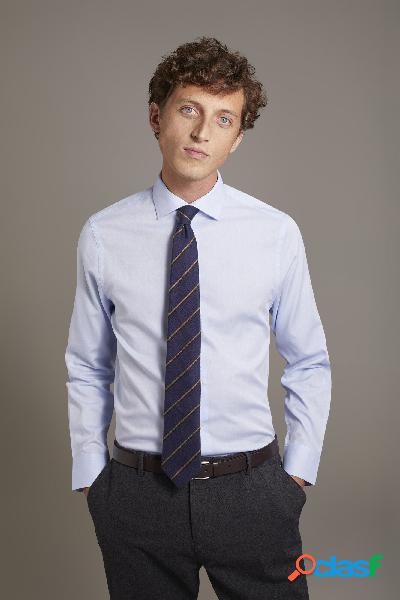 Camicia classica collo francese classic fit tessuto