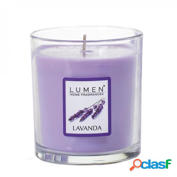 Candela in bicchiere - lavanda - Lumen