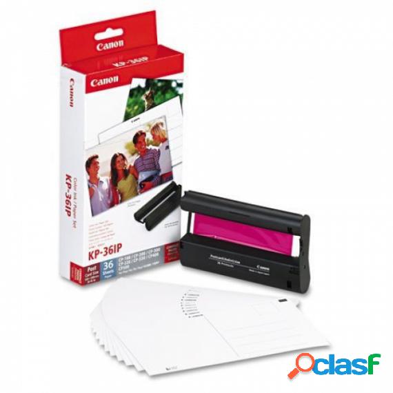 Canon Kp-36Ip Originale Cartuccia Colore + Carta Foto 36Pz