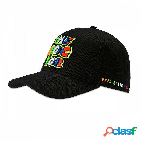 Cappellino VR46 STRIPES THE DOCTOR Nero