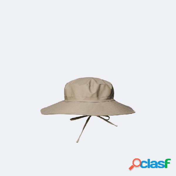 Cappello Boonie Hat a tesa larga color taupe semi lucido con