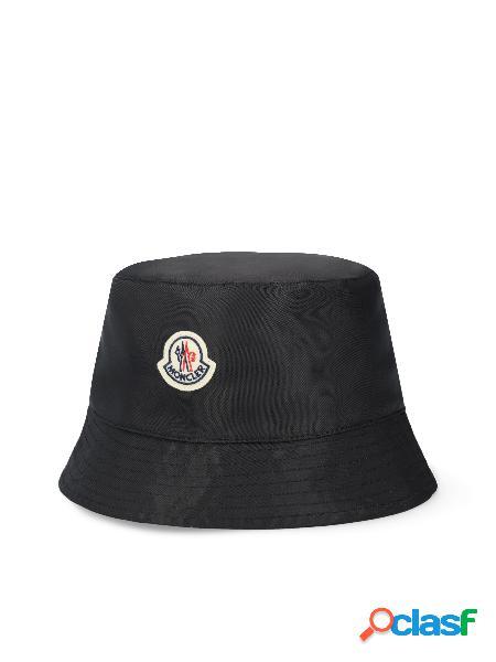 Cappello Bucket In Raso Con Logo